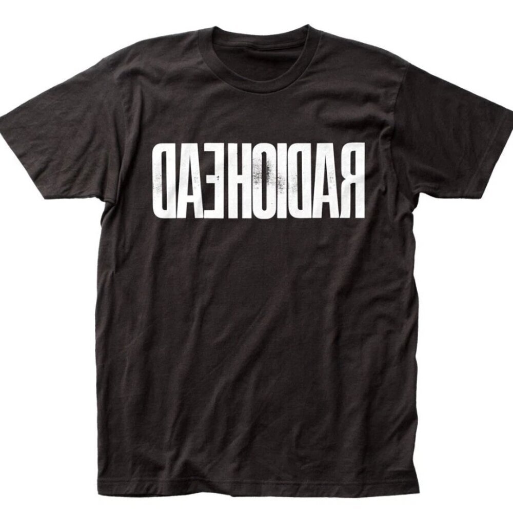 Radiohead Backwards T-Shirt Rock &Roll Music Classic Band Tee .